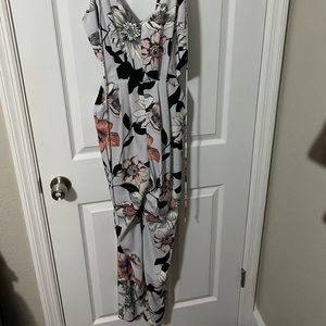 Leith Silk floral jumpsuit